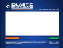 Tablet Screenshot of plasticextrusions.co.za
